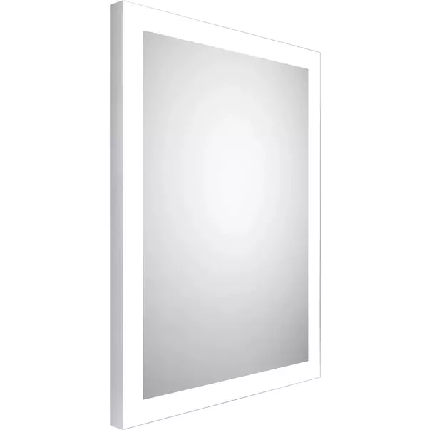 Oglinda reversibila dreptunghiulara LED Dubiel Vitrum Logan Black 60x80 cm picture - 2