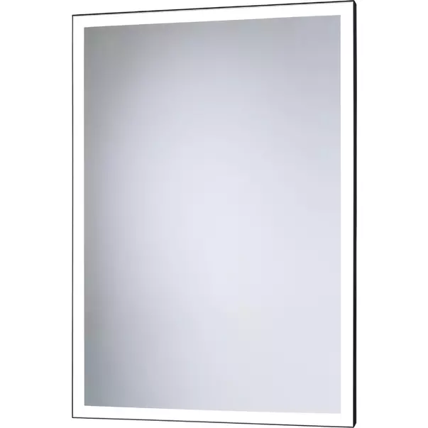 Oglinda reversibila dreptunghiulara LED Dubiel Vitrum Solid Black 60x80 cm picture - 2