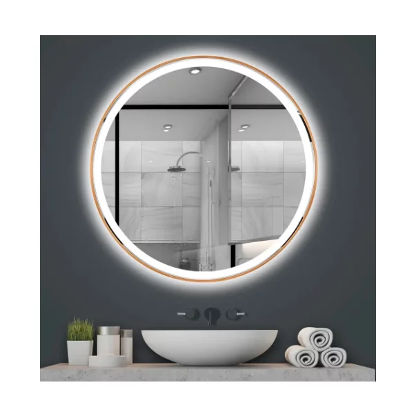 Oglindă LED 50cm MMJ BRUSH COPPER picture - 3