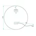 Oglindă LED 50cm MMJ BRUSH COPPER picture - 9