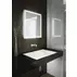 Oglinda reversibila patrata LED Dubiel Vitrum Forte 80x80 cm picture - 1