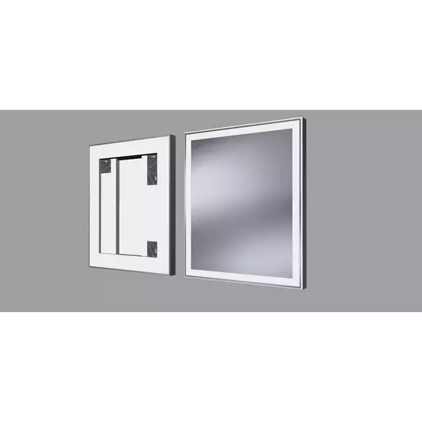 Oglinda reversibila patrata LED Dubiel Vitrum Forte 80x80 cm picture - 2
