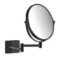 Oglinda pentru barbierit negru Hansgrohe AddStoris