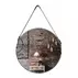 Oglinda rotunda Rea Loft CFZL-MR050 rama metalica cu curea neagra 50 cm picture - 8
