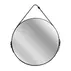Oglinda rotunda Rea Loft TPJ-60B rama metalica cu curea neagra 60 cm picture - 4