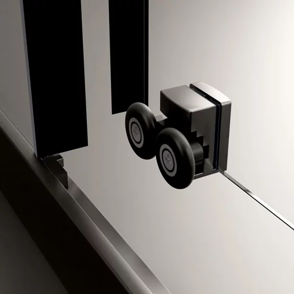 Pachet cabina de dus Alienta Black C 90x90 cm, cadita pentru dus Rodos C Compact alb si sifon cadita negru picture - 8