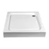 Pachet cabina de dus Alienta C 90x90 cm, cadita pentru dus Tinos A Compact alb si sifon cadita crom picture - 2