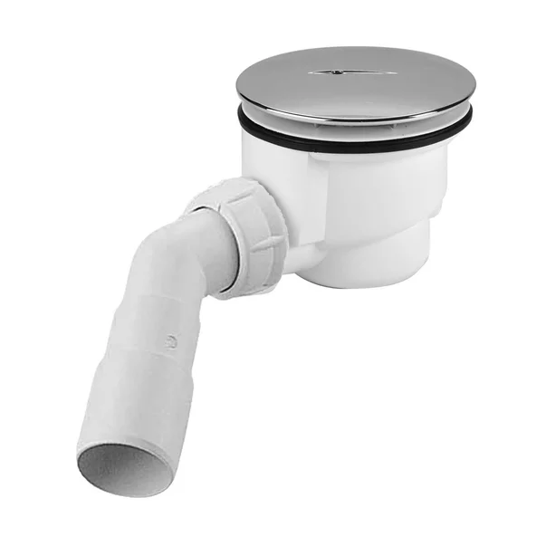 Pachet cabina de dus Alienta DWJ+S 100x90 cm, cadita pentru dus Laros D Compact alb si sifon cadita crom picture - 3