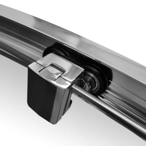 Pachet cabina de dus Alienta DWJ+S 100x90 cm, cadita pentru dus Laros D Compact alb si sifon cadita crom picture - 7