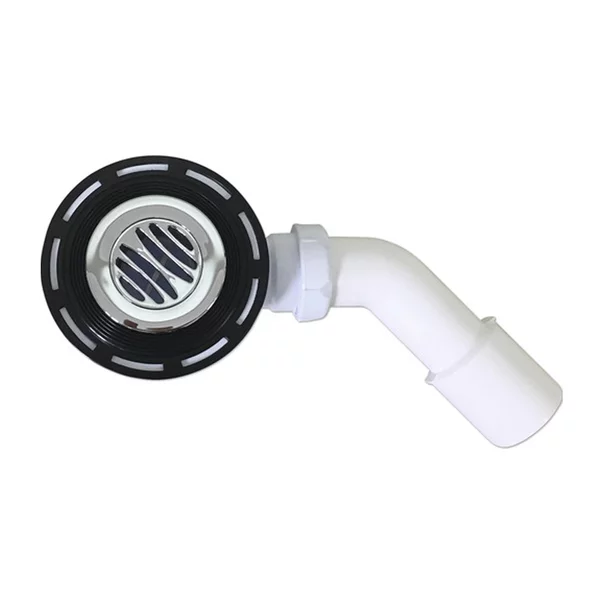 Pachet cabina de dus Torrenta KDJ dreapta 90x90 cm, cadita pentru dus Tinos C Compact alb si sifon cadita crom picture - 3