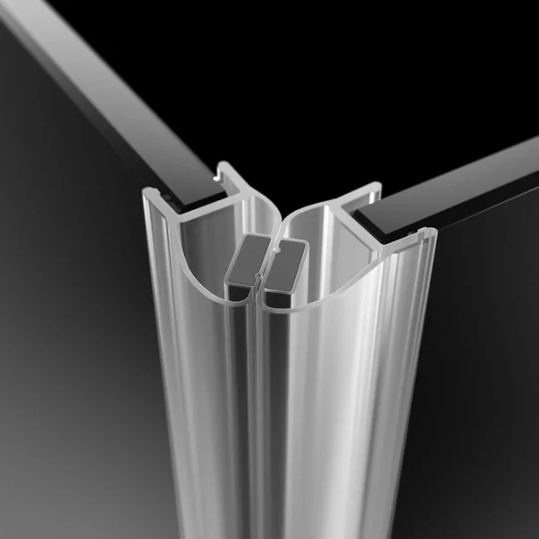 Pachet cabina de dus Torrenta KDJ dreapta 90x90 cm, cadita pentru dus Tinos C Compact alb si sifon cadita crom picture - 9