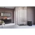 Pachet cabina de dus Torrenta KDJ stanga 90x90 cm, cadita pentru dus Tinos C Compact alb si sifon cadita crom picture - 5