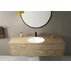 Pachet lavoar pe blat Rea Goya alb 60 cm, baterie lavoar Hansgrohe Vernis Blend 100 negru si ventil lavoar Click-Clack crom picture - 6