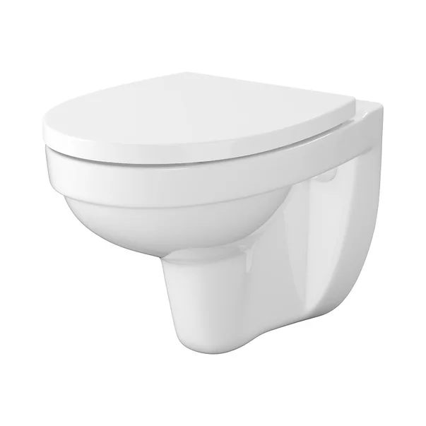 Pachet rezervor WC cu cadru incastrat Cersanit Tech Line Base B694 si clapeta de actionare Circle cu vas WC rimless alb picture - 4