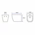 Pachet vas wc cu capac slim softclose si bideu suspendat alb Rune Ivaldi picture - 9