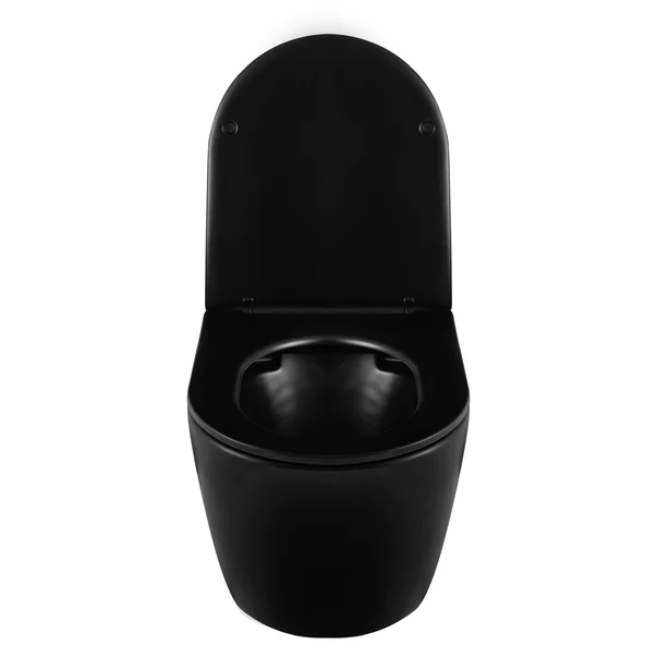 Pachet vas wc suspendat Rea Luxa, capac softclose, rama instalare Alcadrain si clapeta Alcadrain negru picture - 8
