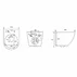 Pachet vas wc Rune Ivaldi, capac slim softclose si rezervor wc Grohe Rapid SL cu clapeta cromata Skate Air picture - 5