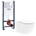 Pachet vas wc Rune Ivaldi, capac slim softclose si rezervor wc Grohe Rapid SL cu clapeta cromata Skate Air picture - 1
