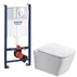 Pachet vas wc Rune Jord , capac slim softclose si rezervor Grohe Rapid SL cu clapeta cromata Skate Air picture - 1