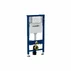 Pachet vas wc Rune Jord, capac slim softclose si set rezervor wc cu cadru incastrat Geberit Duofix si clapeta alba Delta20 picture - 5