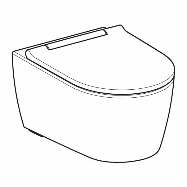 Pachet vas wc suspendat Geberit One TurboFlush si rezervor wc cu cadru incastrat Geberit Duofix Sigma UP320 picture - 3