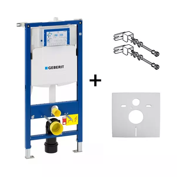 Pachet vas wc suspendat Geberit One TurboFlush si rezervor wc cu cadru incastrat Geberit Duofix Sigma UP320 picture - 9