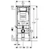 Pachet vas wc suspendat Geberit One TurboFlush si rezervor wc cu cadru incastrat Geberit Duofix Sigma UP320 picture - 11