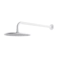 Palarie de dus cu brat Omnires Slimline finisaj alb mat ø25 cm 1 functie