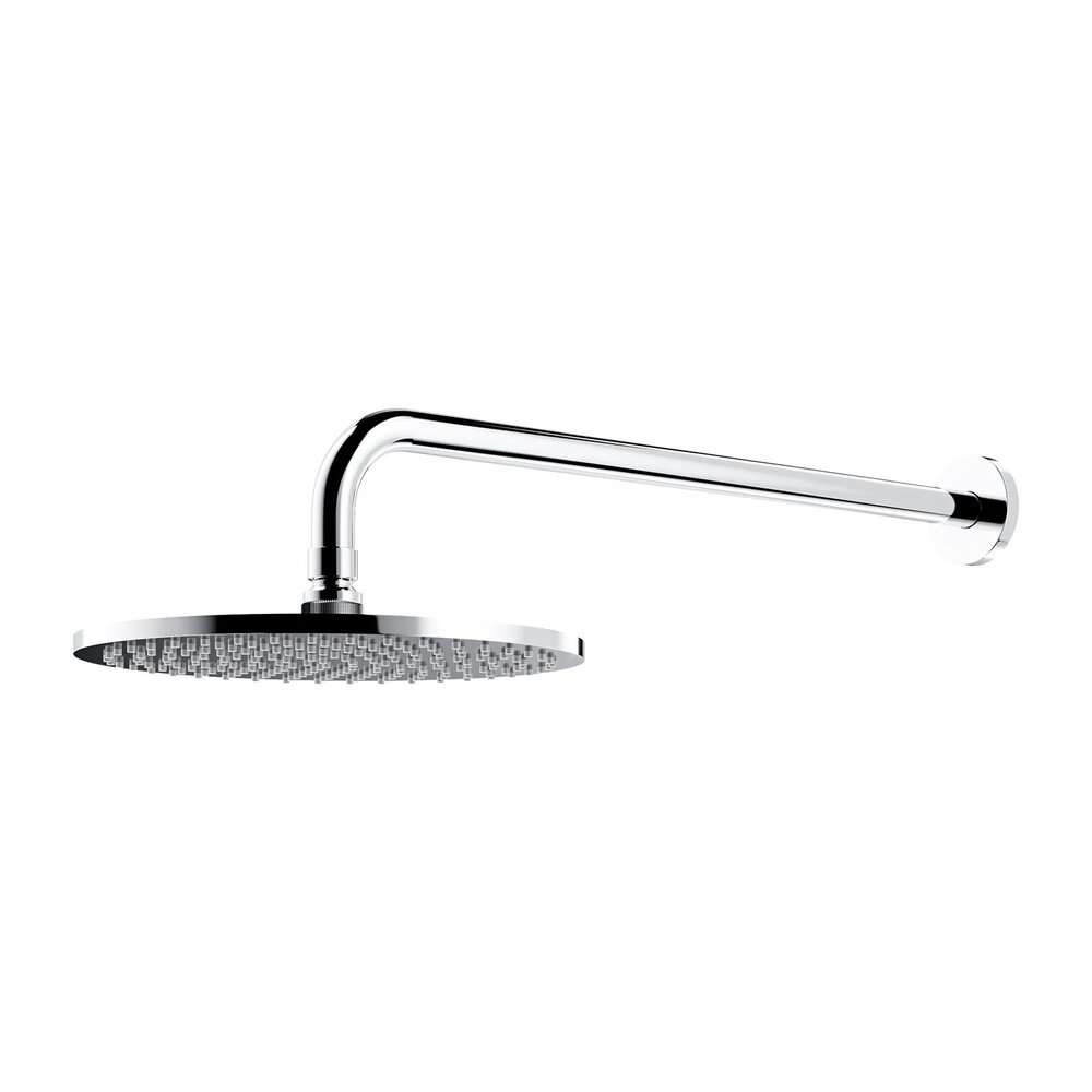 Palarie de dus cu brat Omnires Slimline finisaj crom lucios ø25 cm 1 functie
