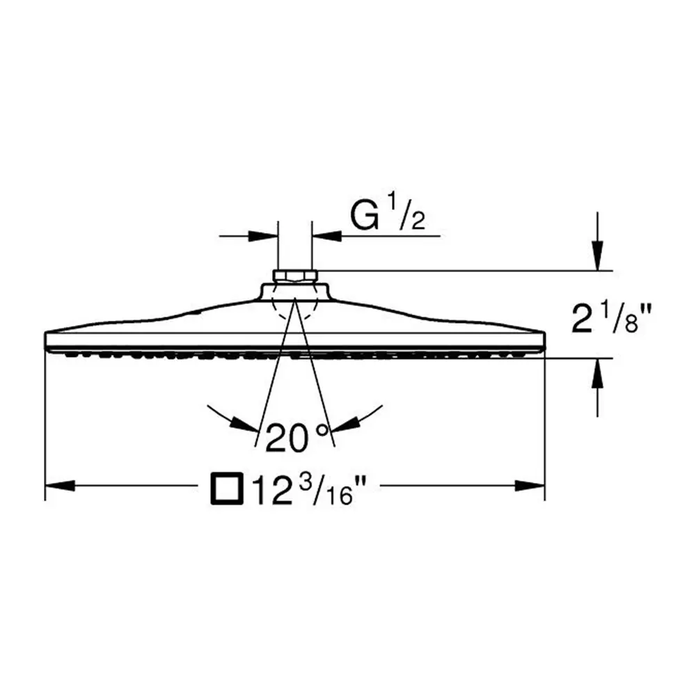 GROHE RAINSHOWER System210品番2705800Jの各部品 ダイバーター切替