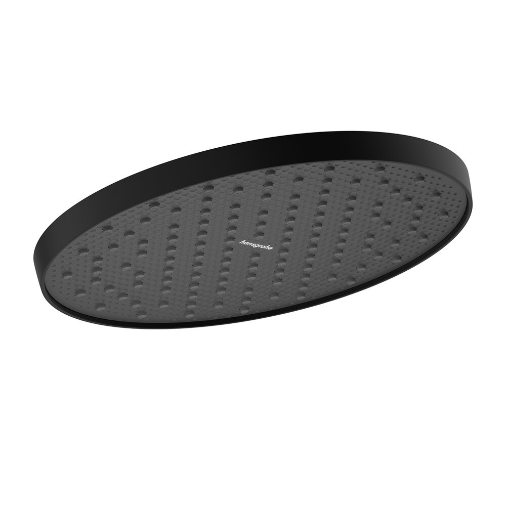 Palarie de dus rotunda Hansgrohe Activera S EcoSmart 24 cm negru mat 1 functie