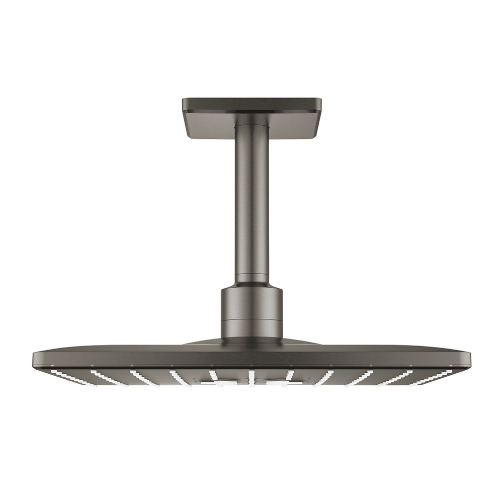 Palarie si brat de dus Grohe Rainshower Mono Cube 310 antracit periat Hard Graphite 2 functii