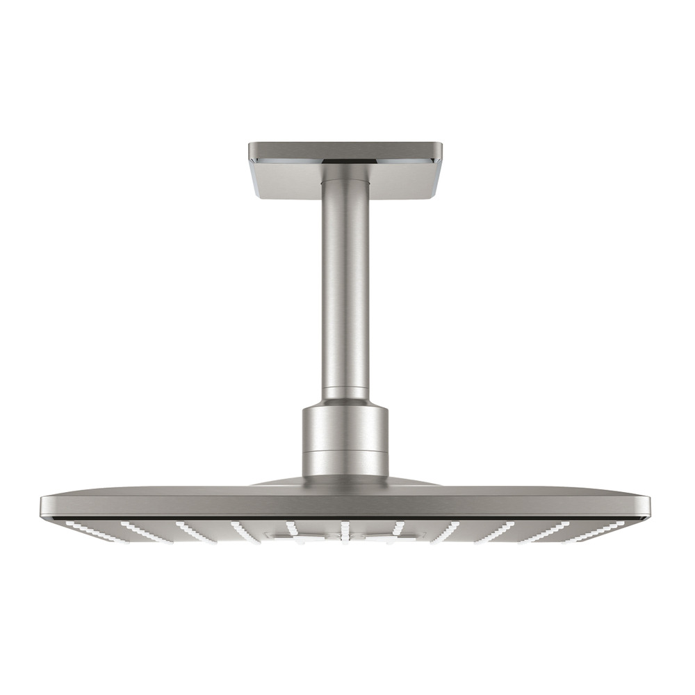 Palarie si brat de dus Grohe Rainshower Mono Cube 310 crom periat Supersteel 2 functii