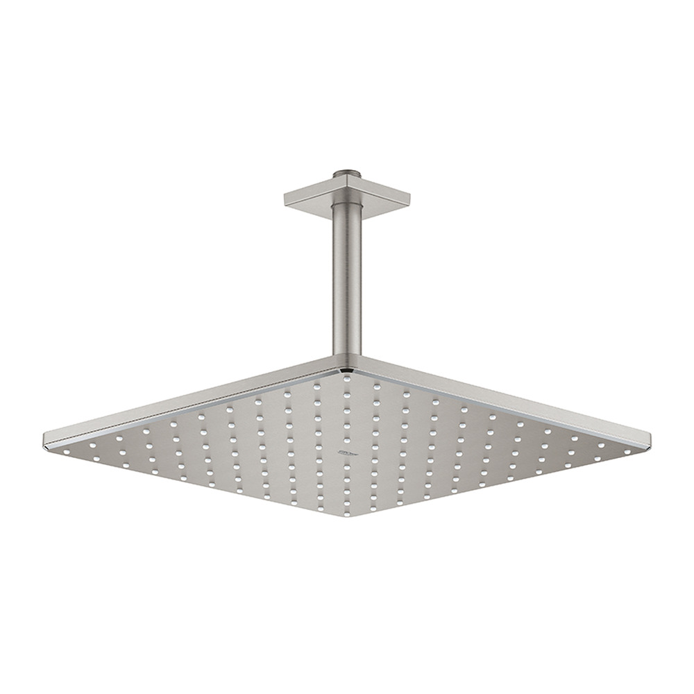 Palarie si brat de dus Grohe Rainshower Mono Cube 310 crom periat Supersteel cu 1 functie