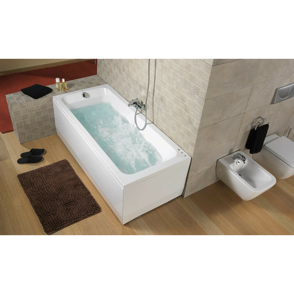 Panou frontal alb Gala 160x75 cm dreapta