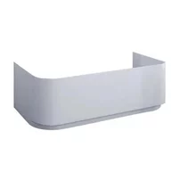 Panou frontal si lateral cada Radaway Arania 180 cm alb lucios