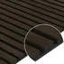 Panou riflaj decorativ/acustic Lameo 3D castan (fetru negru) 60x60 cm picture - 2