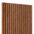 Panou riflaj decorativ/acustic Lameo 3D mahon (fetru negru) 60x60 cm picture - 1
