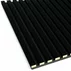 Panou riflaj decorativ/acustic Lameo 3D negru mat (fetru negru) 60x60 cm picture - 2