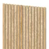 Panou riflaj decorativ/acustic Lameo 3D stejar (fetru gri) 60x60 cm picture - 1