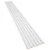 Panou riflaj decorativ/acustic Lameo Mini alb mat (HDF alb) 30x275 cm picture - 1