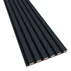 Panou riflaj decorativ/acustic Lameo Mini antracit (fetru negru) 30x275 cm picture - 2