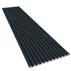 Panou riflaj decorativ/acustic Lameo Mini antracit (fetru negru) 30x275 cm picture - 1