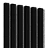 Panou riflaj decorativ/acustic Lameo Mini negru mat (fetru gri) 30x275 cm picture - 1