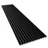 Panou riflaj decorativ/acustic Lameo Mini negru mat (fetru gri) 30x275 cm picture - 4