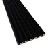 Panou riflaj decorativ/acustic Lameo Mini negru mat (fetru negru) 30x275 cm picture - 1