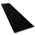 Panou riflaj decorativ/acustic Lameo Mini negru mat (fetru negru) 30x275 cm picture - 3