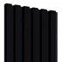 Panou riflaj decorativ/acustic Lameo Mini negru mat (fetru negru) 30x275 cm picture - 5