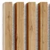 Panou riflaj decorativ/acustic Lameo Mini stejar votiv (fetru bej) 30x275 cm picture - 2