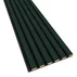 Panou riflaj decorativ/acustic Lameo Mini sticla verde (fetru negru) 30x275 cm picture - 1